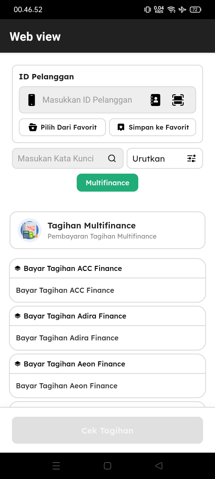 Tagihan Multifinance Vol.6