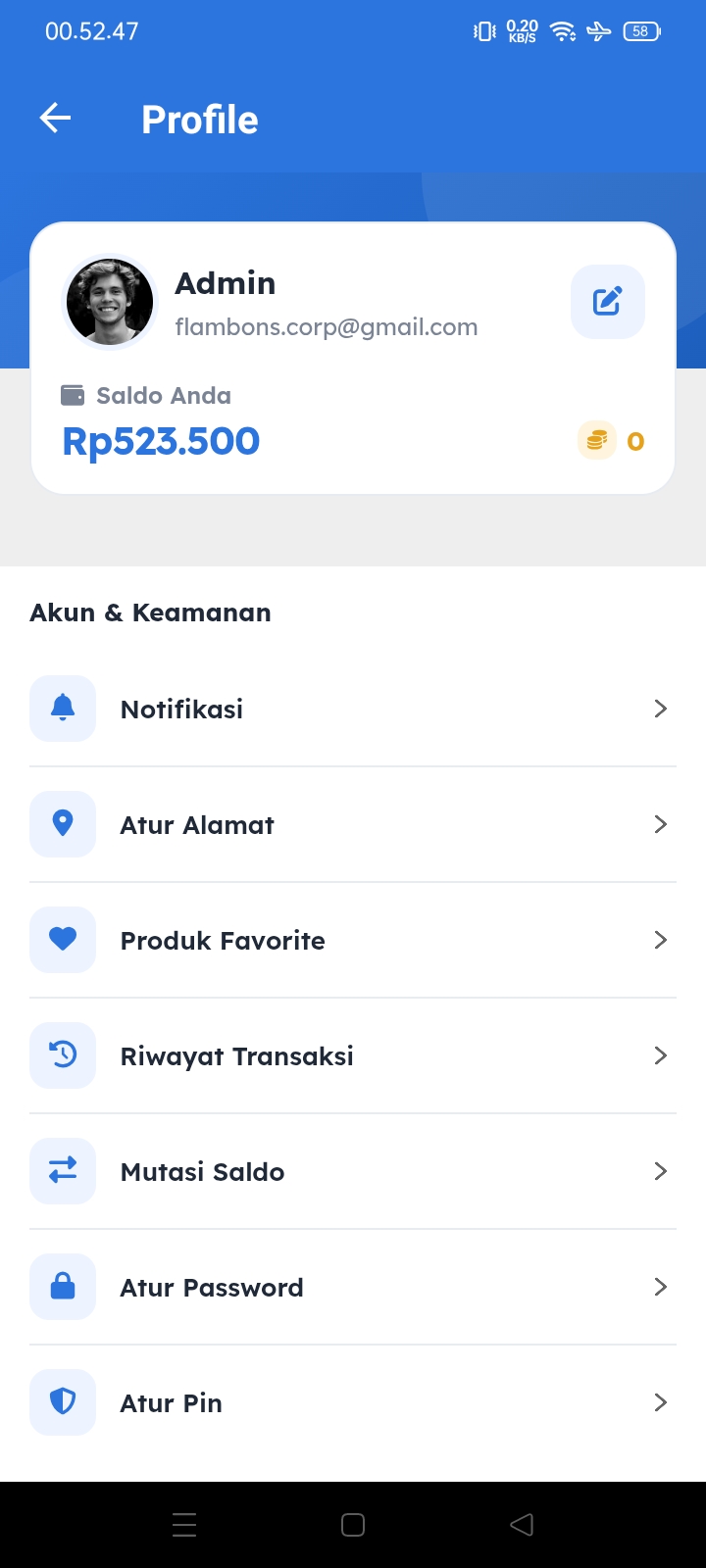 Profile Akun V.3.0