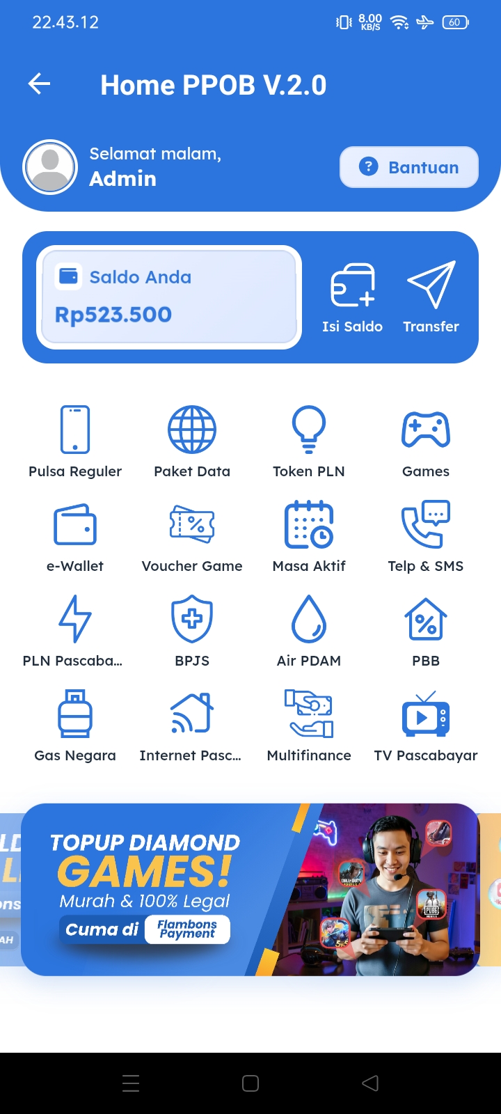 Home PPOB V.2.0
